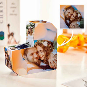 Custom Photo Cube Infinity Folding Multiphoto Cube Father's Day Gifts