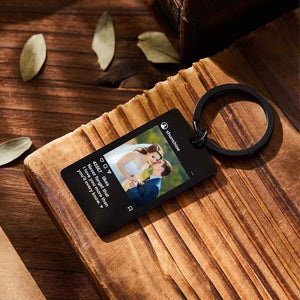 Stainless Steel Custom Photo Keychain All Are Customized Fashion Blessing Keychain