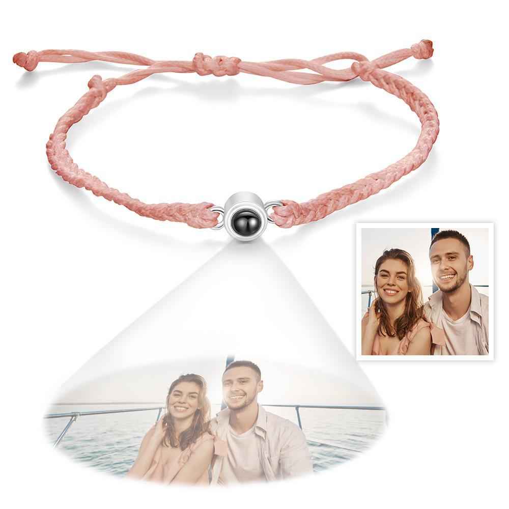 Custom Projection Bracelet Simple Woven Couple Bracelet