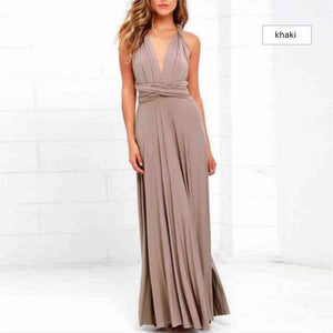 Bridesmaid Dress Infinity Dress Floor Length Convertible Dress Wedding Dress Multiway Dress Rust Dress Evening dress