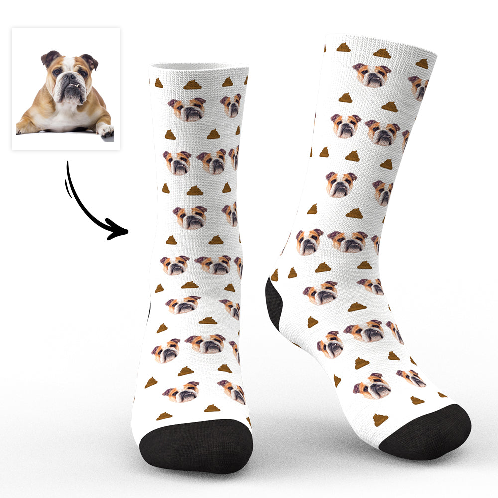 Personalised Dog Photo Socks | Custom Face Socks UK