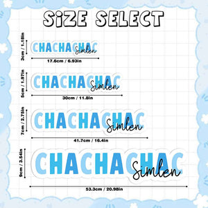 Custom Name Colorful Stickers Personalized Text Stickers for Stationery Office Supplies & Back to School Gifts