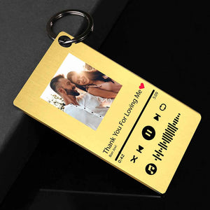 Custom Photo Scannable Music Code Music Plaque Gifts For Her/Him