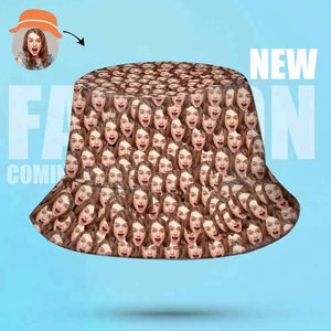 Custom Bucket Hat Unisex Outdoor Summer Cap Hiking Beach Sports Hats Gift for Lover Multiple Styles