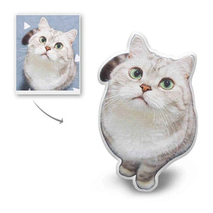 Custom Shaped Pillow Funny Pillow Personalized Cute Cat Pet Pillow