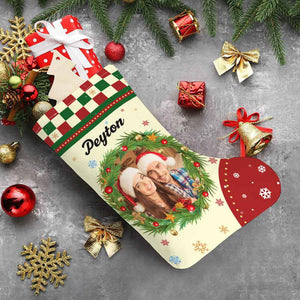 Personalized Christmas Stocking Custom Photo Christmas Stockings