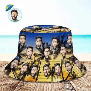 Custom Bucket Hat Unisex Outdoor Summer Cap Hiking Beach Sports Hats Gift for Lover Multiple Styles