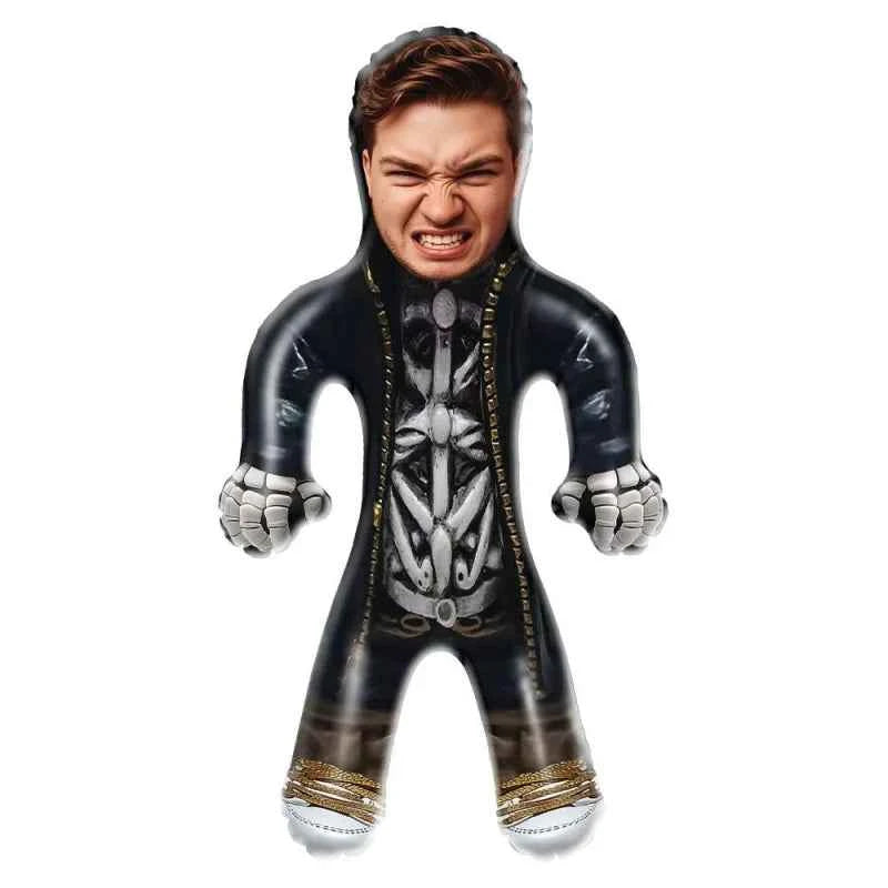 Custom Face Mr. Skeleton Blow Up Dolls Funny Inflatable Balloon Custom Air Doll for Party Favors Horror Halloween Gifts