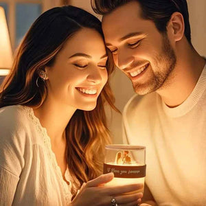 Memorial Gift Customized Night Light Creative Flip Light Acrylic Hourglass Lamp Anniversary Gift